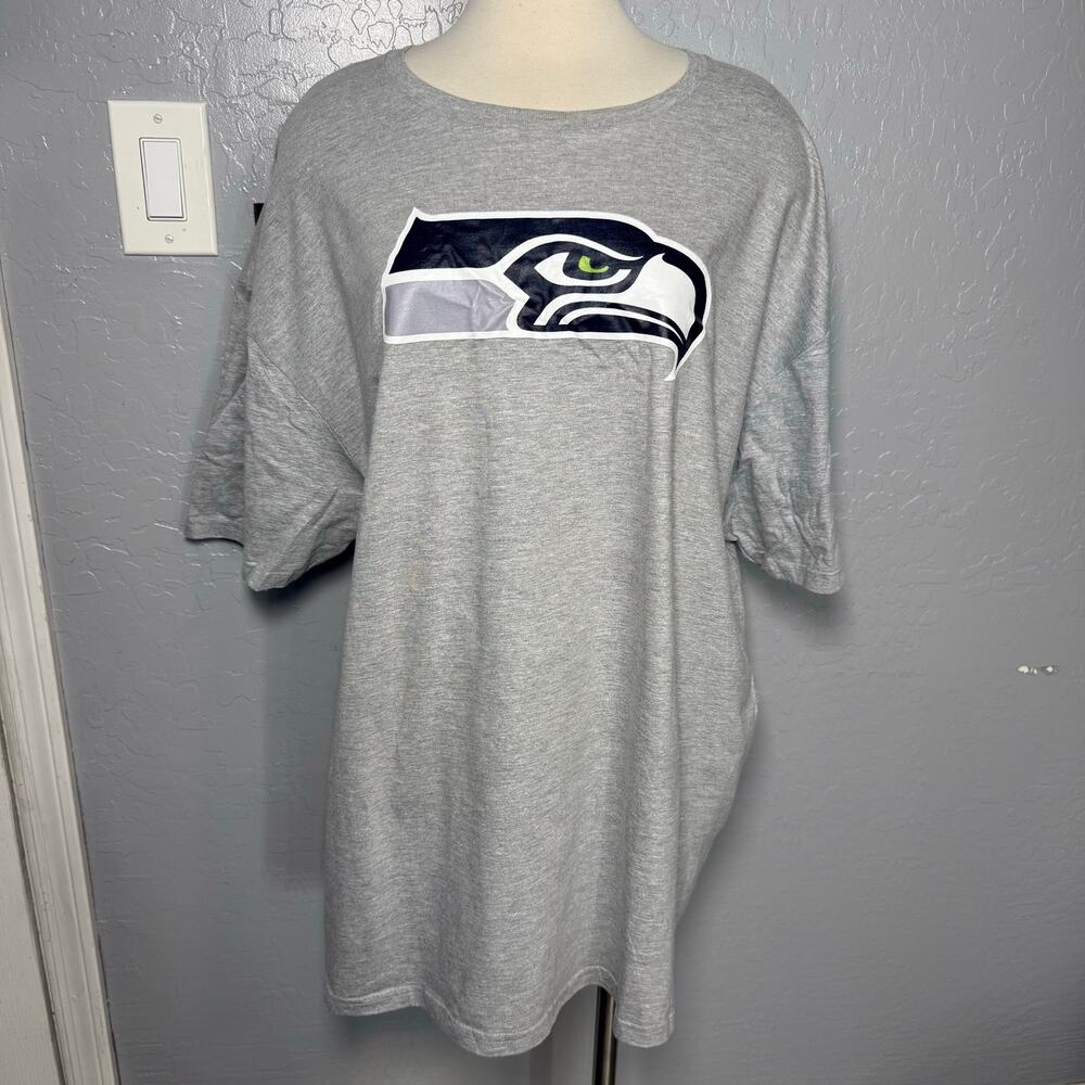 NWT Fanatics NFL Seattle Seahawks Derick Hall 58 Gray Player Tee Shirt 3XL